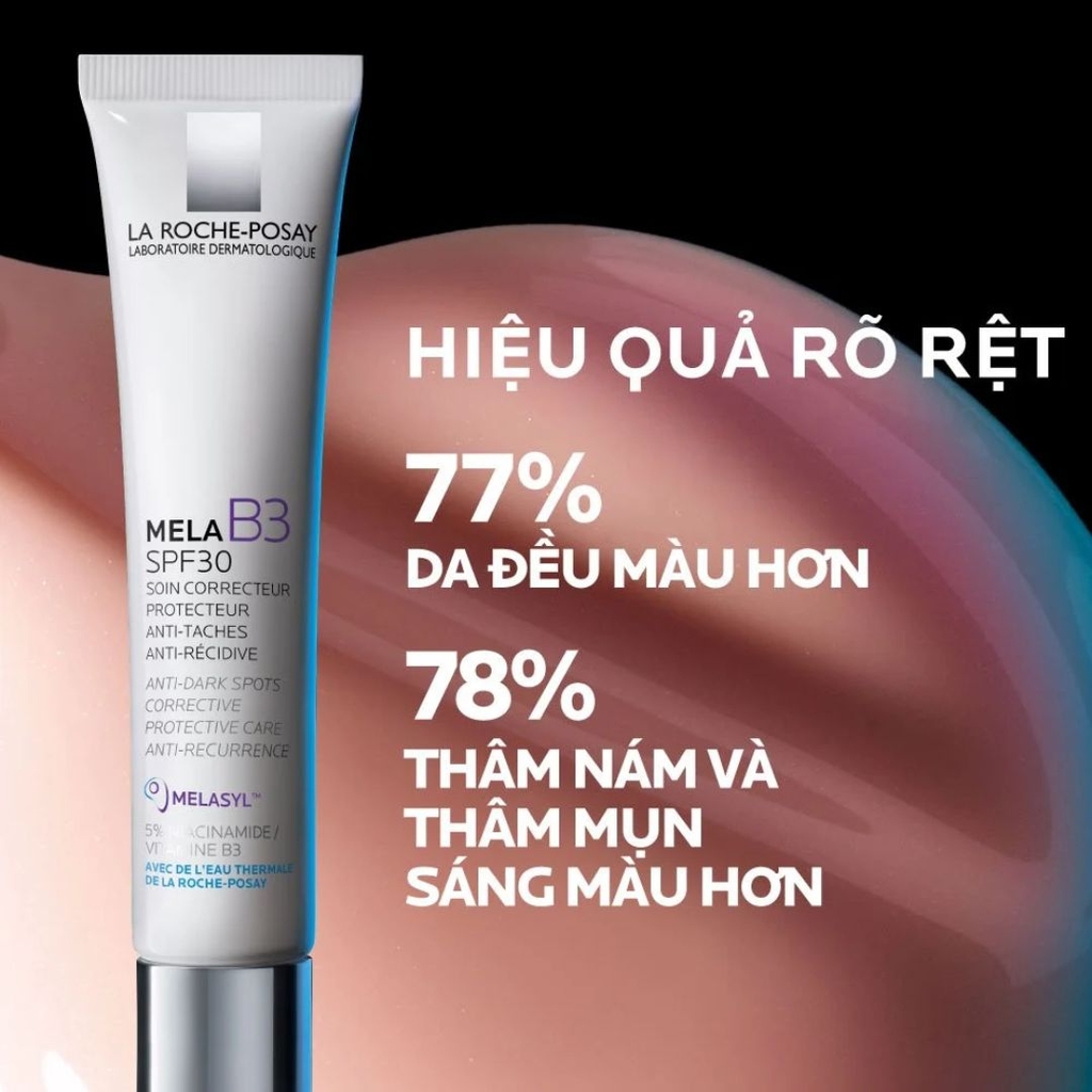 La Roche-Posay Mela B3 Cream SPF30 - Kem Dưỡng Giảm Thâm Nám, Dưỡng Sáng & Chống Nắng