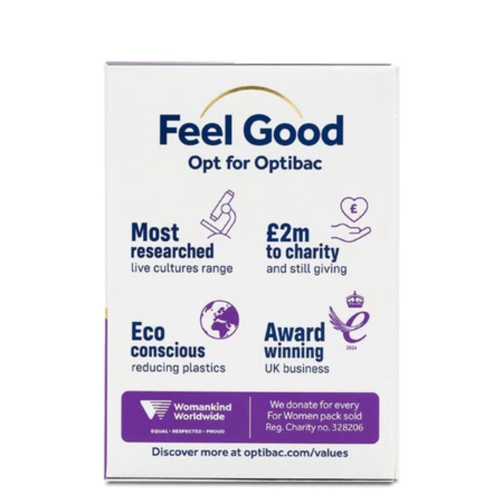 Men Vi Sinh Optibac Probiotics For Women (Hỗ Trợ Cân Bằng Hệ Vi Sinh Vùng Kín Nữ)