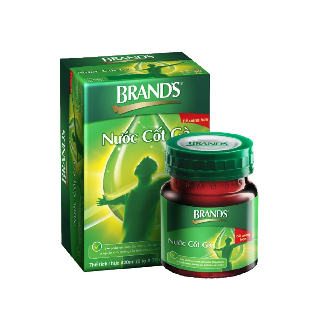 Nước Cốt Gà BRAND'S - Tăng Cường Năng Lượng, Tỉnh Táo Tinh Thần