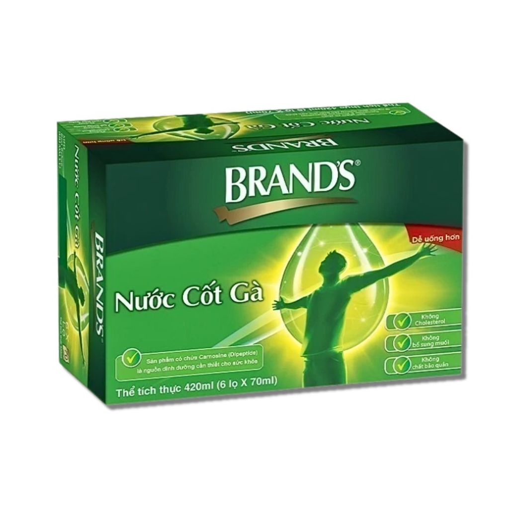 Nước Cốt Gà BRAND'S - Tăng Cường Năng Lượng, Tỉnh Táo Tinh Thần