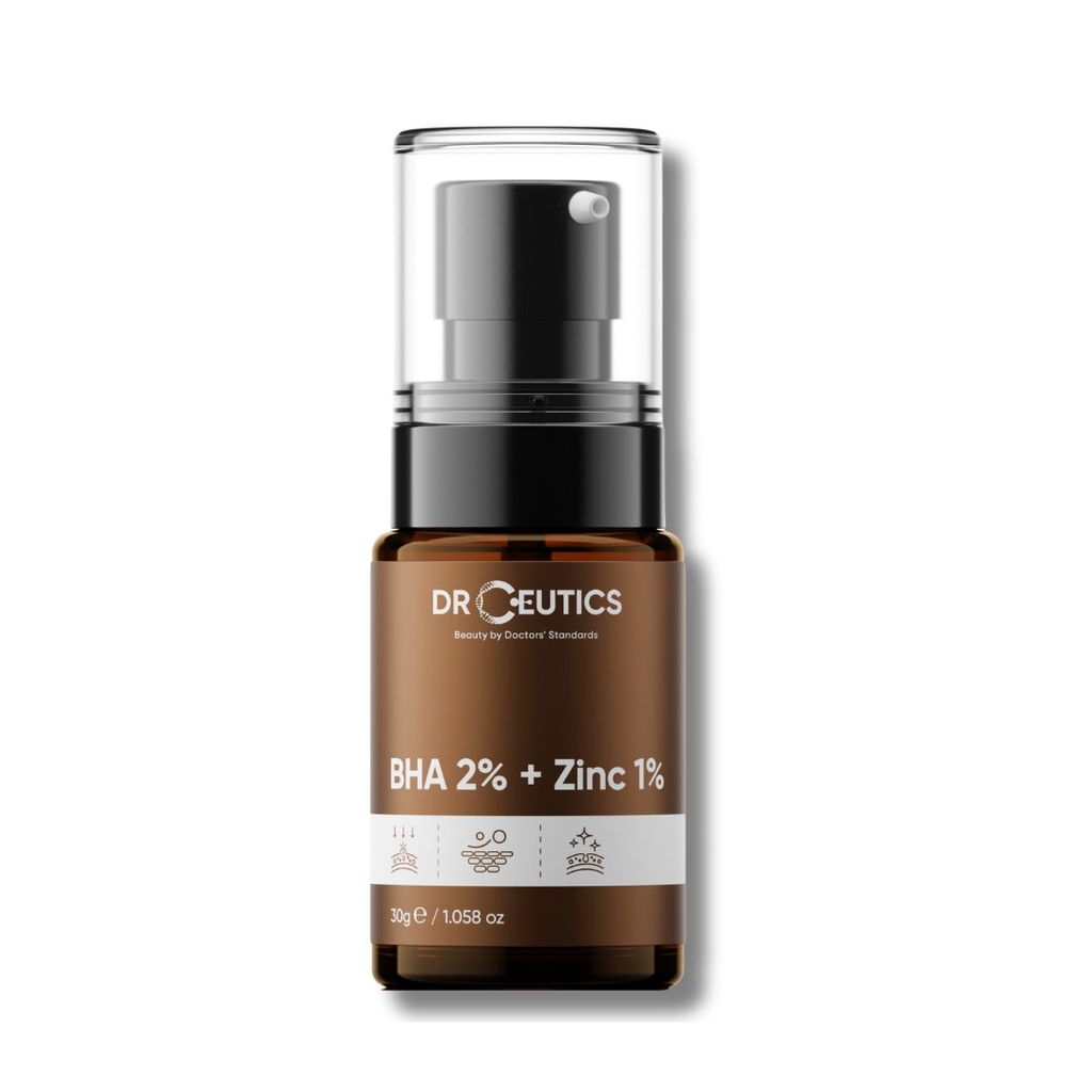 Serum Giảm Mụn Kiềm Dầu DrCeutics BHA 2% + ZinC 1%
