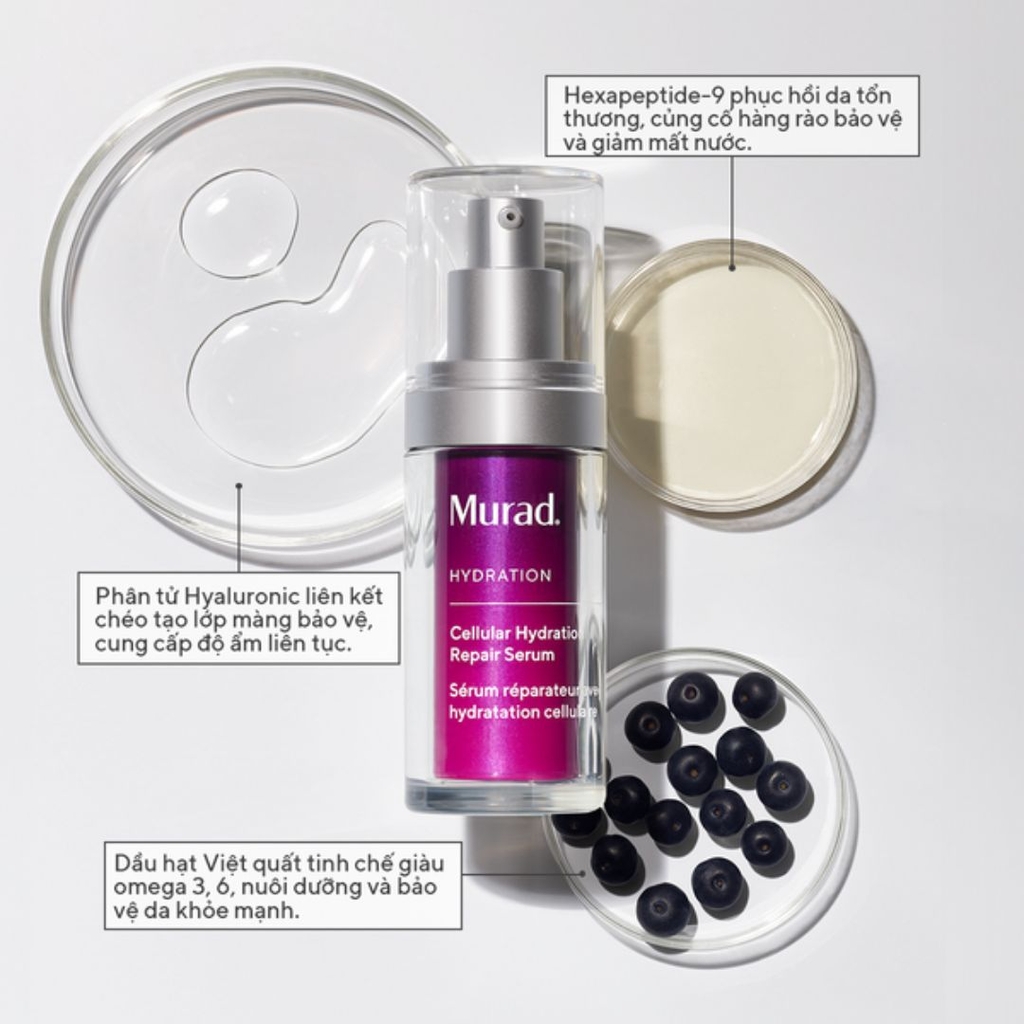 Serum Phục Hồi Hàng Rào Bảo Vệ Da & Cấp Ẩm Tế Bào Murad Cellular Hydration Repair Serum