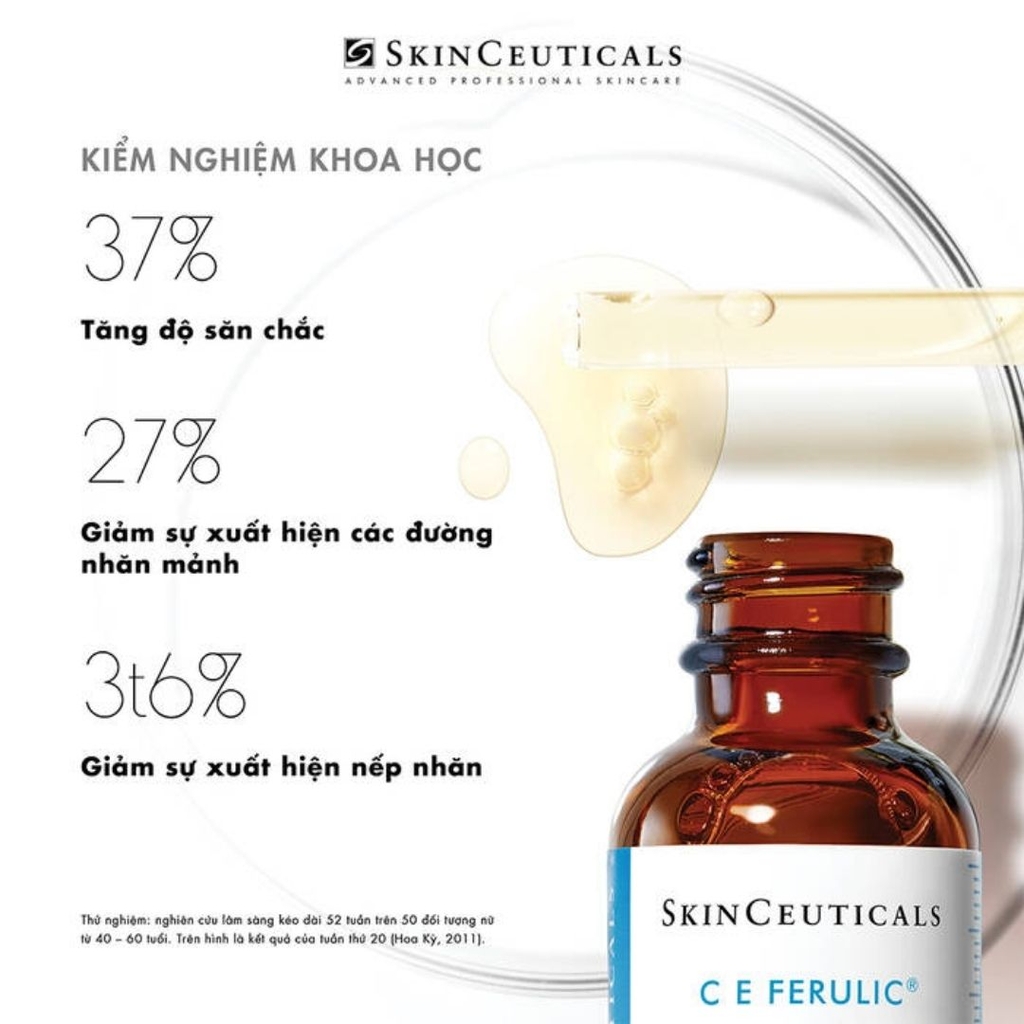 SkinCeuticals C E Ferulic® - Tinh Chất Chống Oxy Hóa Đột Phá (Vitamin C 15%, E 1%, Ferulic 0.5%)