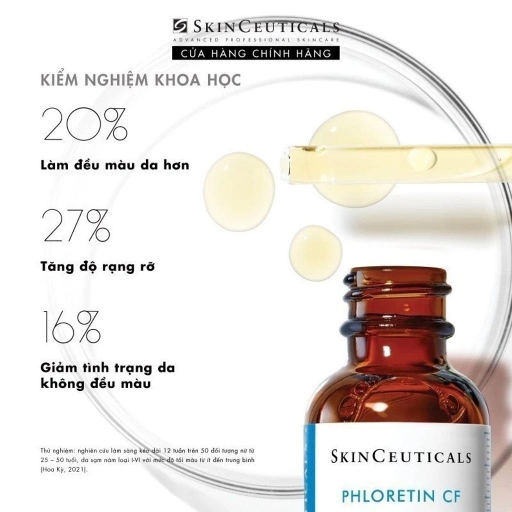 SkinCeuticals Phloretin CF - Tinh Chất Chống Oxy Hóa Bảo Vệ Da & Cải Thiện Sắc Tố (Vitamin C 10%)