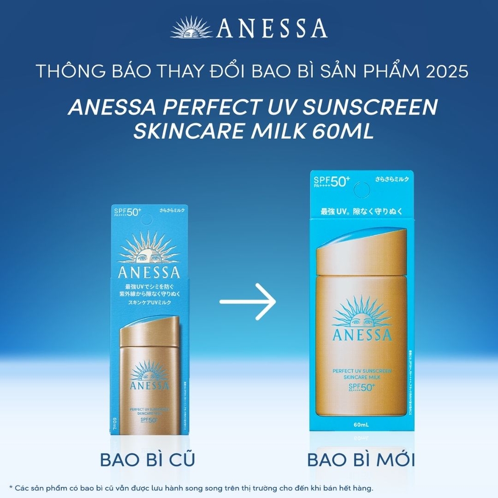 Sữa Chống Nắng Kiềm Dầu Anessa Perfect UV Sunscreen Skincare Milk SPF50+ PA++++