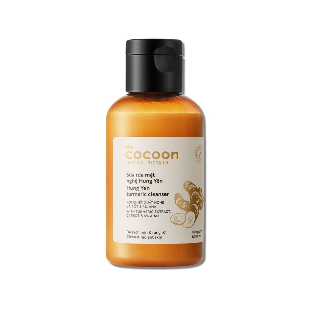 Sữa Rửa Mặt Nghệ Hưng Yên Cocoon - Làm Sáng Da, Mờ Thâm & Sạch Mịn