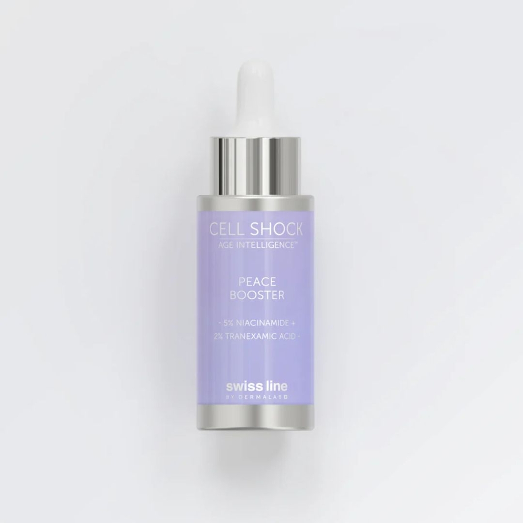 Tinh Chất Dưỡng Sáng Khỏe Da Swissline Cell Shock AI Peace Booster (5% Niacinamide + 2% Tranexamic acid)