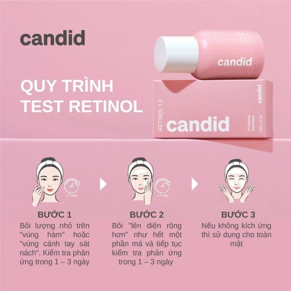Tinh Chất Trẻ Hóa Da Candid Retinol 1.0