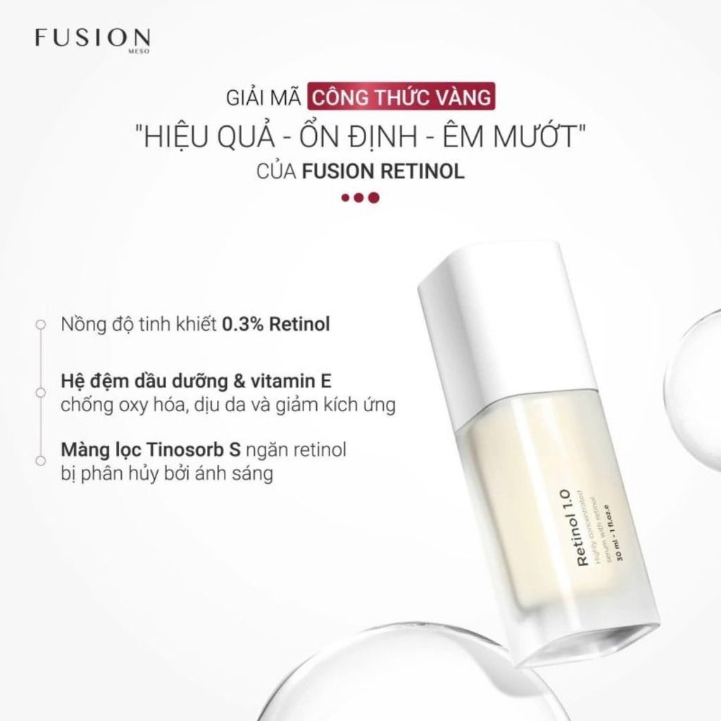Tinh Chất Trẻ Hóa Da Fusion Retinol 1.0