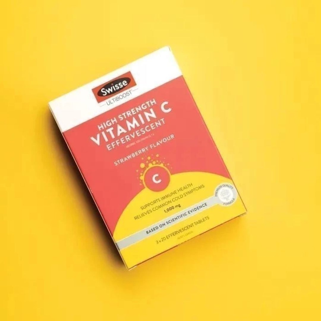 Swisse Vitamin C Sủi 1000mg: Tăng Đề Kháng, Giảm Cảm Lạnh, Đẹp Da