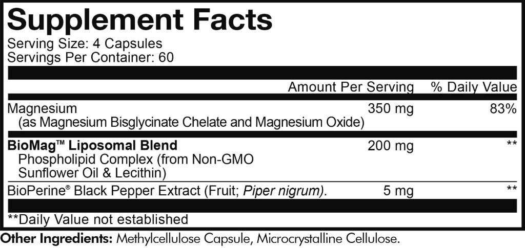 Viên Uống Bổ Sung Magie CODEAGE Liposomal Magnesium Glycinate