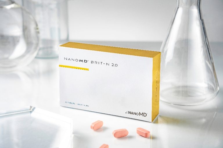 Viên Uống NanoMD® BRIT-N 2.0 - Pycnogenol® Chống Oxy Hóa, Trẻ Hóa & Bảo Vệ Da