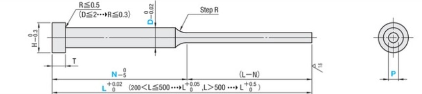 Chốt đẩy bậc EPS-D5