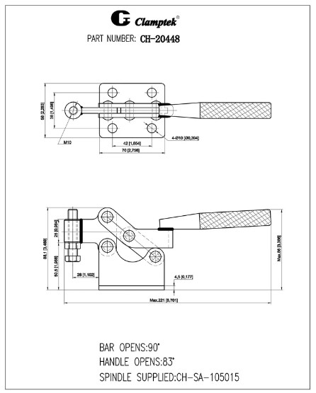 Kẹp định vị CH20448