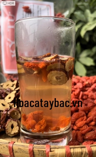 Trà Dưỡng Nhan mix Kỷ tử, táo đỏ, hoa cúc, hoa hồng, cỏ ngọt