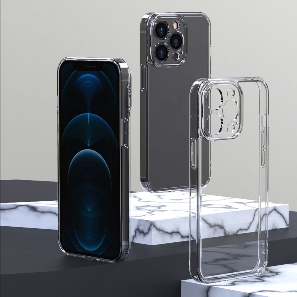 Ốp lưng trong suốt Cao Cấp P43 KOLEAD chống xước Iphone x xs xsm 13 12 11 14 15 16 17 PROMAX PRO PLUS