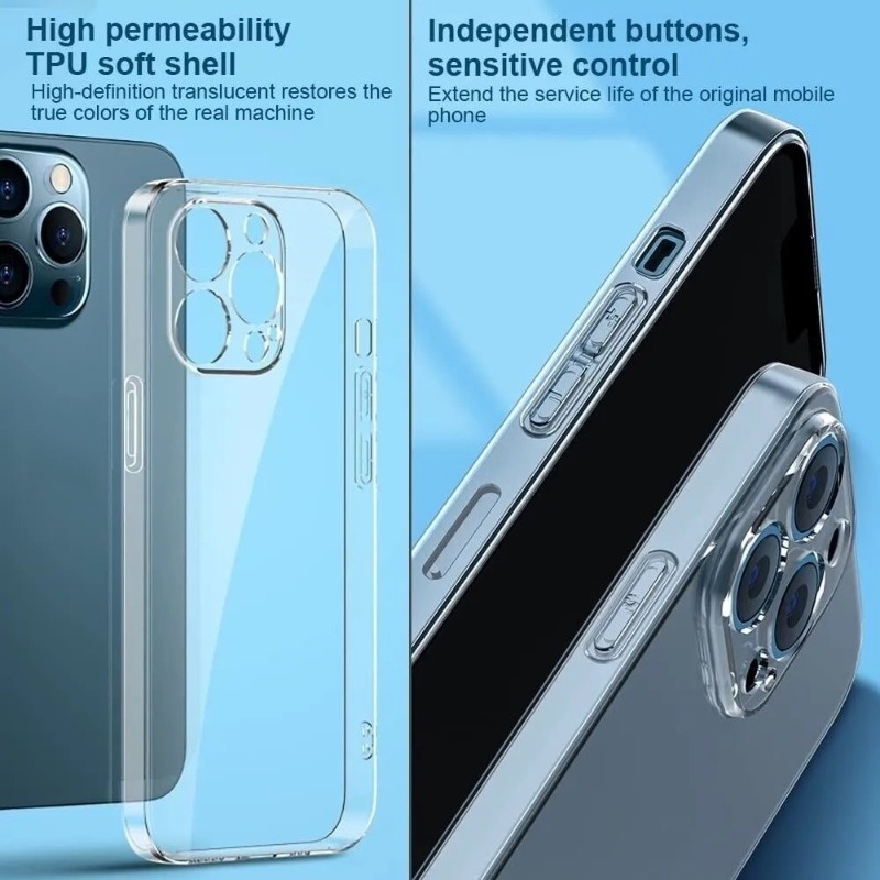 Ốp lưng trong suốt Cao Cấp P43 KOLEAD chống xước Iphone 6 7 8 x xs xsm 13 12 11 14 15 PROMAX PRO PLUS