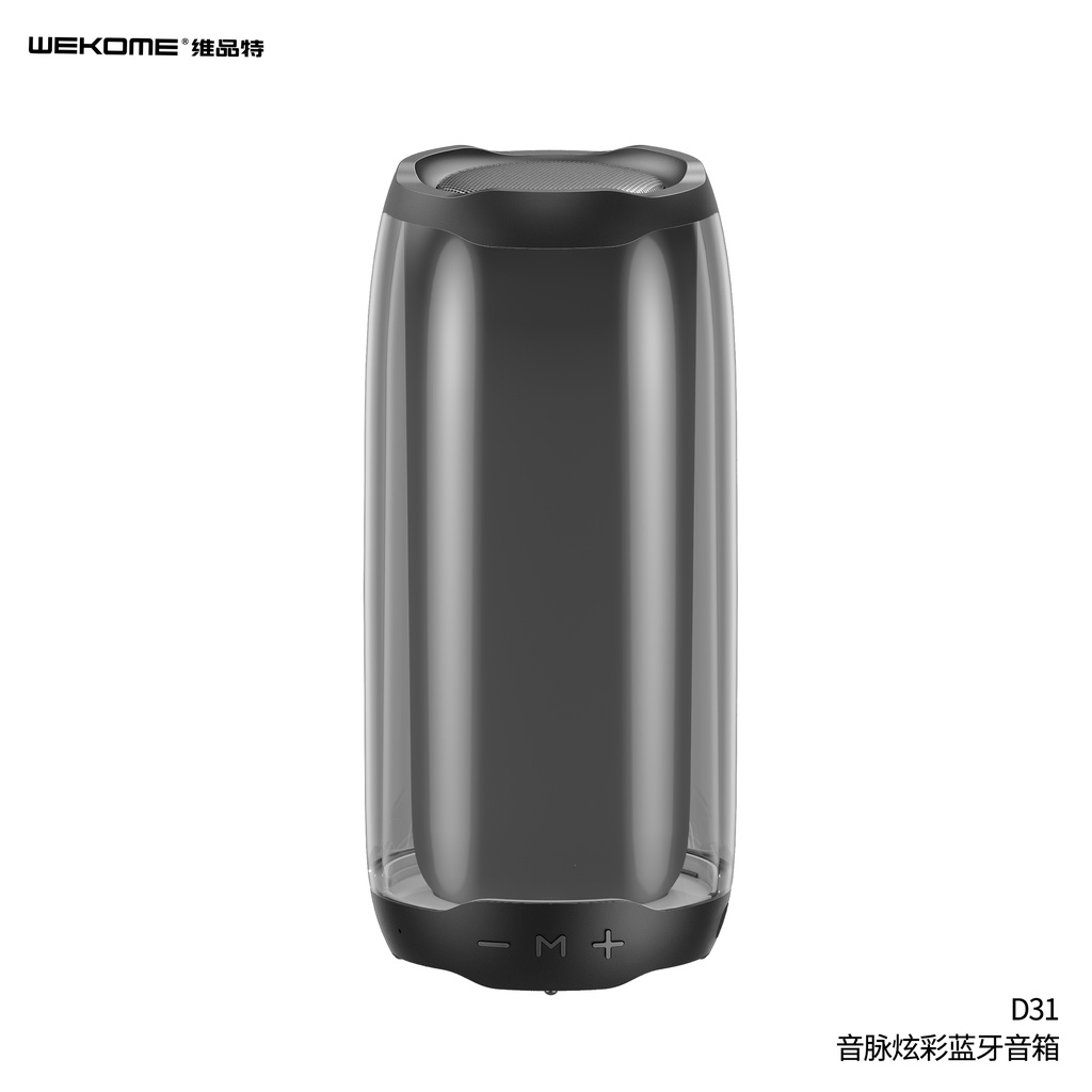Loa bluetooth WEKOME cao cấp để bàn tích hợp đèn LED 11 hiệu ứng ánh sáng D31