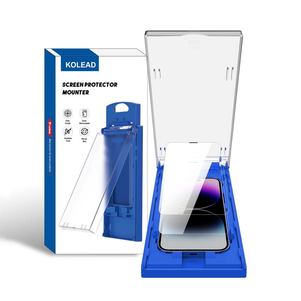[ CON LĂN TỰ DÁN ] Kính cường lực tự dán ROLLER KOLEAD thiết kế mới siêu đẳng cấp dành cho iph x 11 12 13 14 pro promax