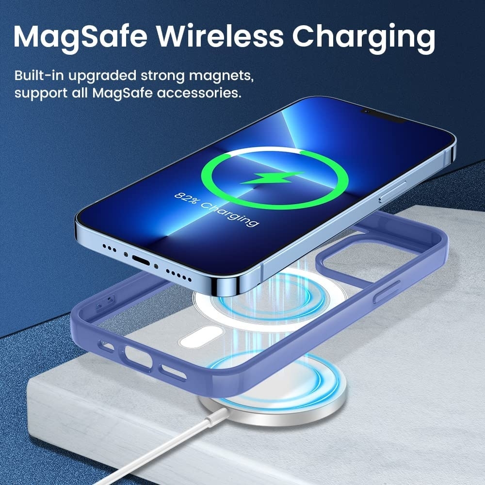 Ốp Điện Thoại Từ Tính viền màu P46 KOLEAD đạt chuẩn Chống Va Đập Cho iPhone 14 Pro Max plus 13 12 11 Pro Max