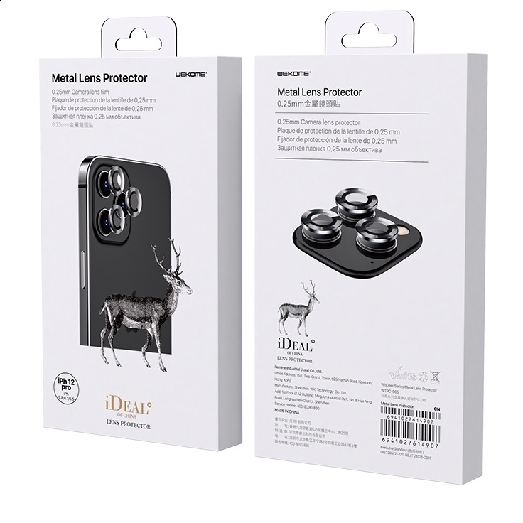 Bảo vệ Camera TITAN WEKOME 005 IPhone11/12/13 MINI PRO PROMAX chính hãng