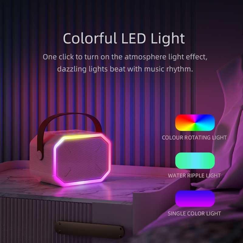 Loa Karaoke Bluetooth P3 KOLEAD Kèm 1- 2 Micro Không Dây, Âm Thanh Siêu Hay,Sang Trọng Nhỏ Gọn Tiện Lợi,dễ dàng mang theo