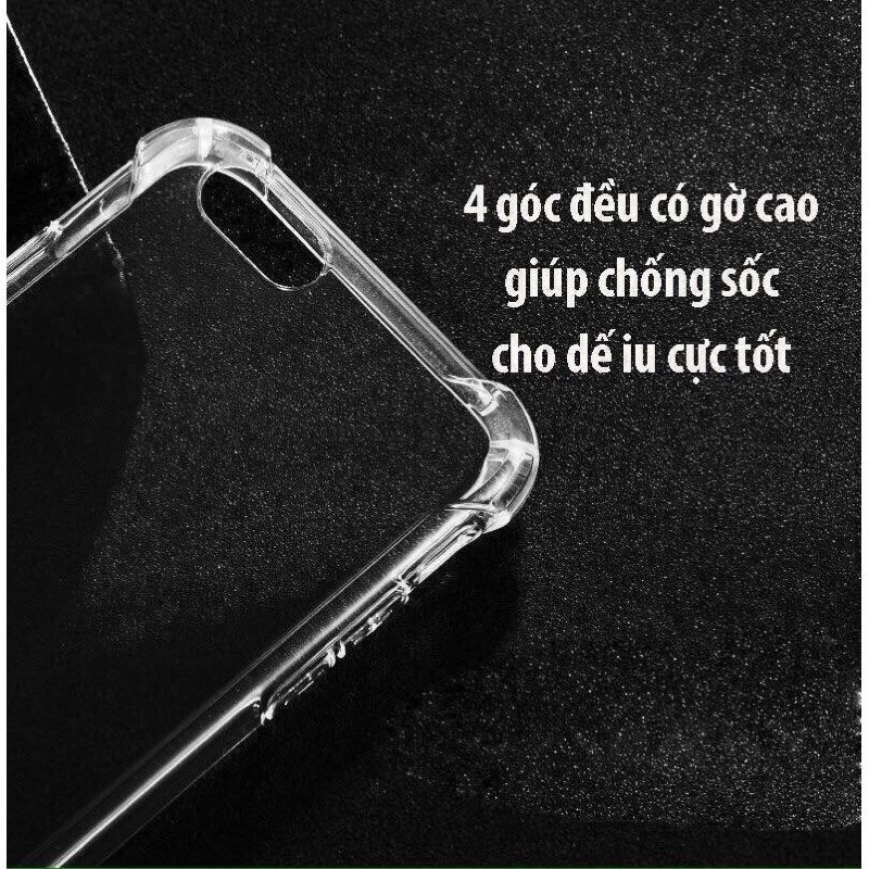 Ốp điện thoại Trong Suốt Chống Sốc KOLEAD P23 có bảo vệ cam dành cho 7 8 X XS XSM 11 12 13 14 15