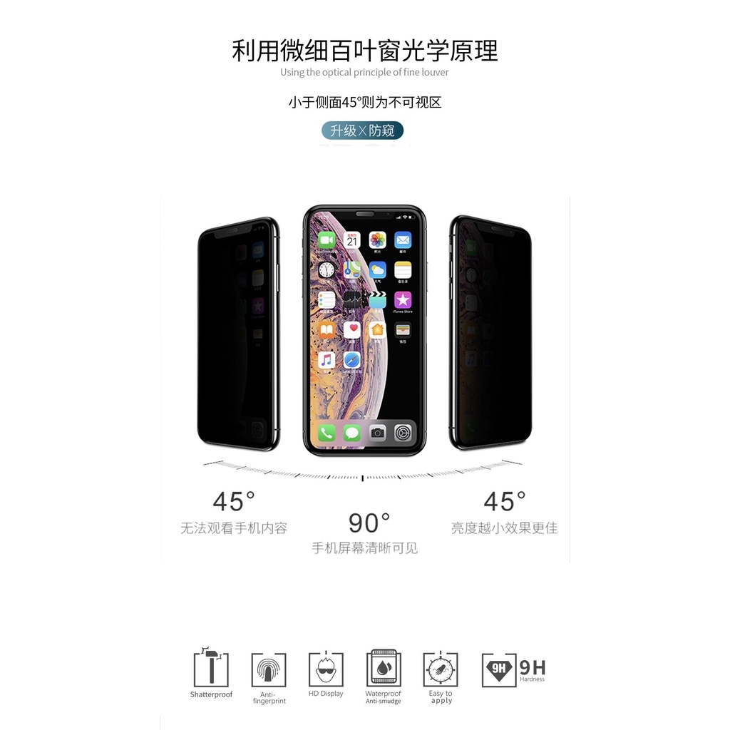 Kính cường lực voi Elephant 9D bảo vệ cạnh viền hộp sắt chính hãng WEKOME 018 019 cho Iphone x xr xs 11 12 13 14 pro plus promax