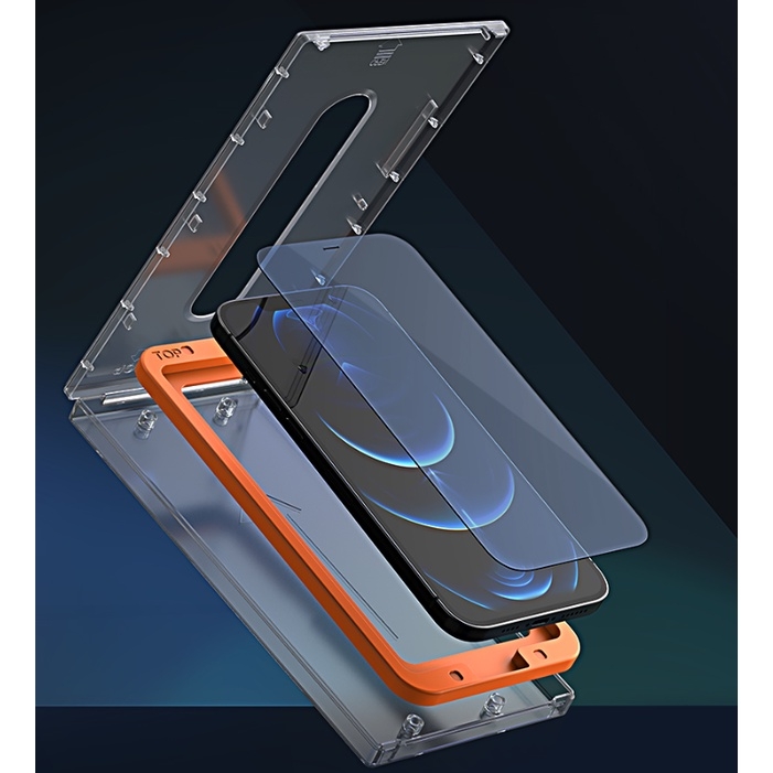 Kính Cường Lực tự dán MAGICBOX có lưới bảo vệ loa KOLEAD cao cấp cho Iphone x xs xsm 11 12 13 14 15 Pro Promax