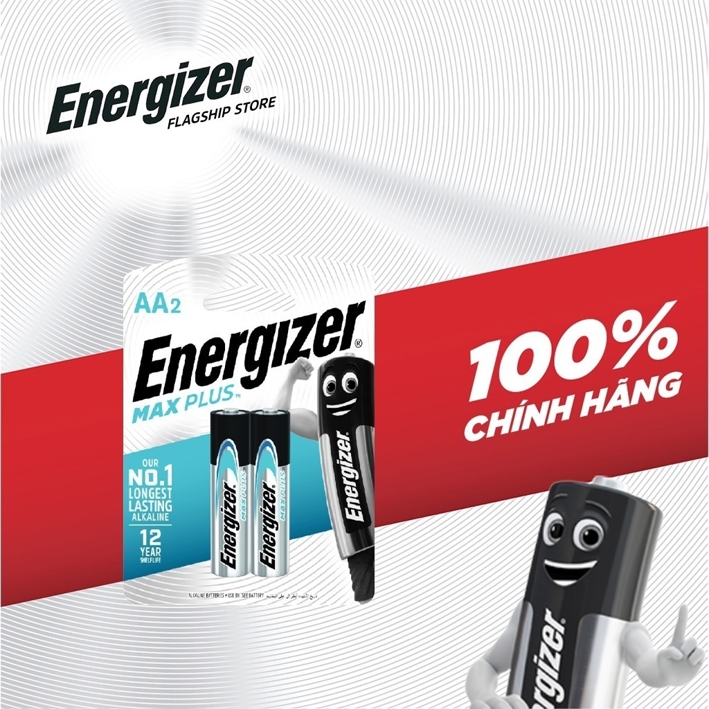 PIN ENERGIZER MAX PLUS AA EP91 BP2 Vỉ 2 Viên Chính Hãng, Chất Lượng Cao