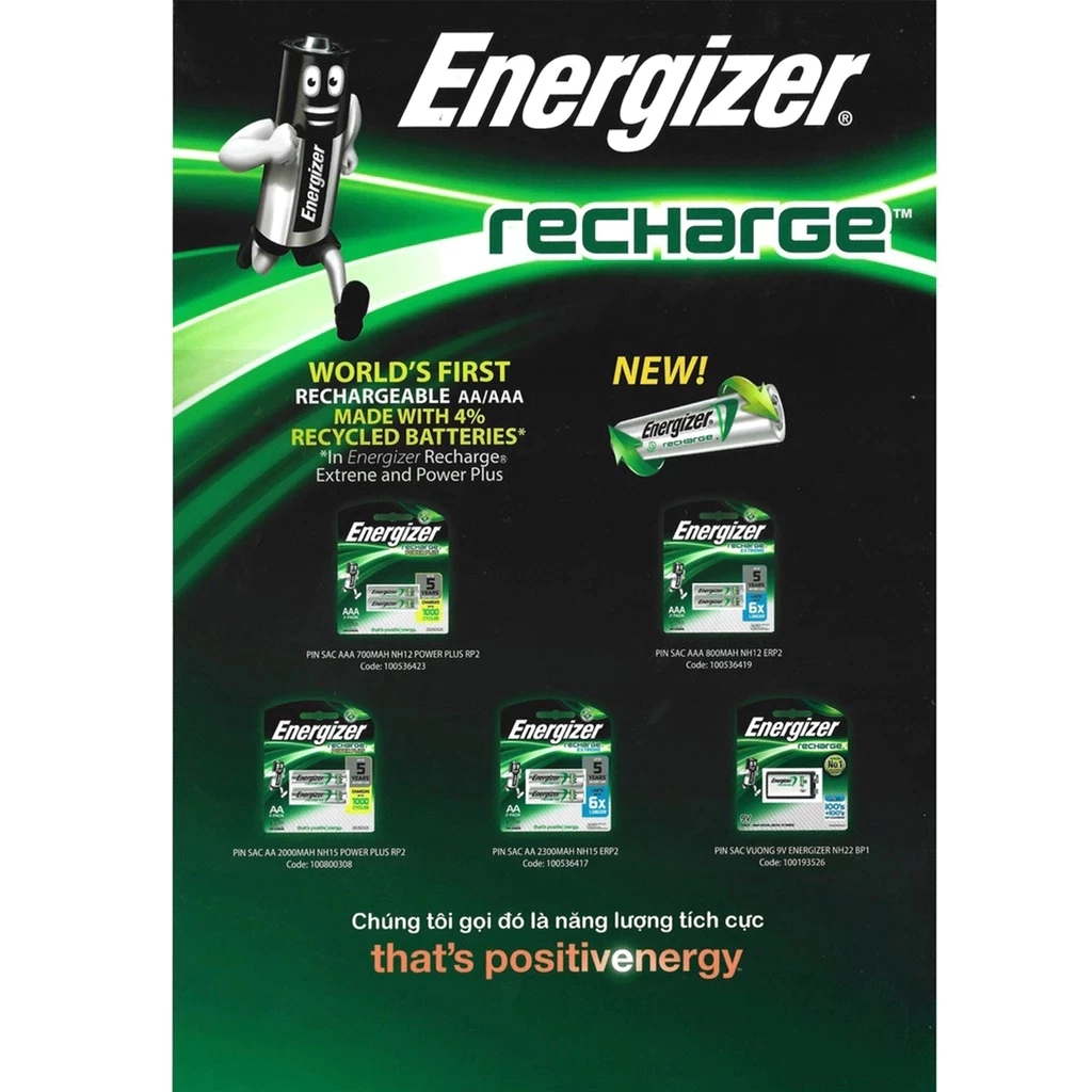 MÁY SẠC PIN ENERGIZER CHVCM4MAXI 4PIN - SẠC Chất Lượng Cao, Chính Hãng