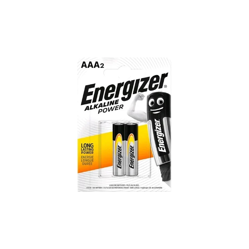 PIN ENERGIZER ALKALINE POWER AAA BP2 - Vỉ 2 Viên Chính Hãng, Chất Lượng Tốt