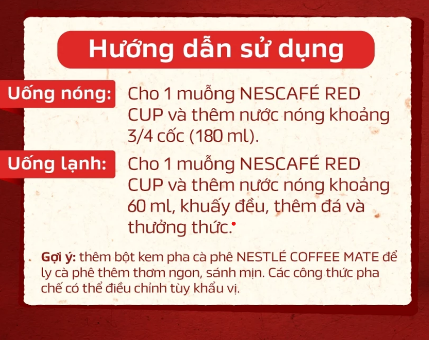 Cà phê hòa tan kết hợp cà phê rang xay Nescafé Red Cup hũ 200g