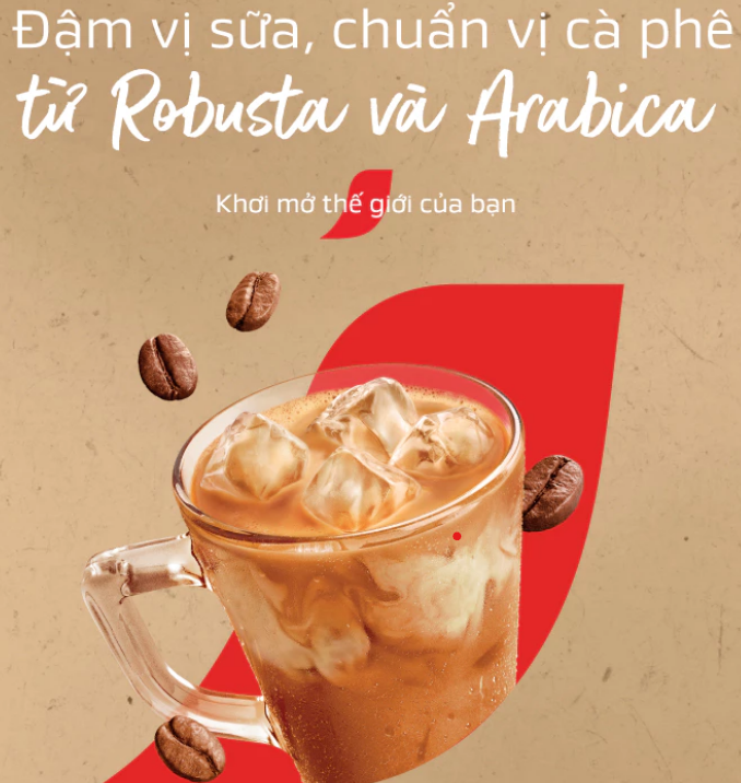 Cà phê hòa tan NESCAFÉ 3in1 Vị Kem Sữa