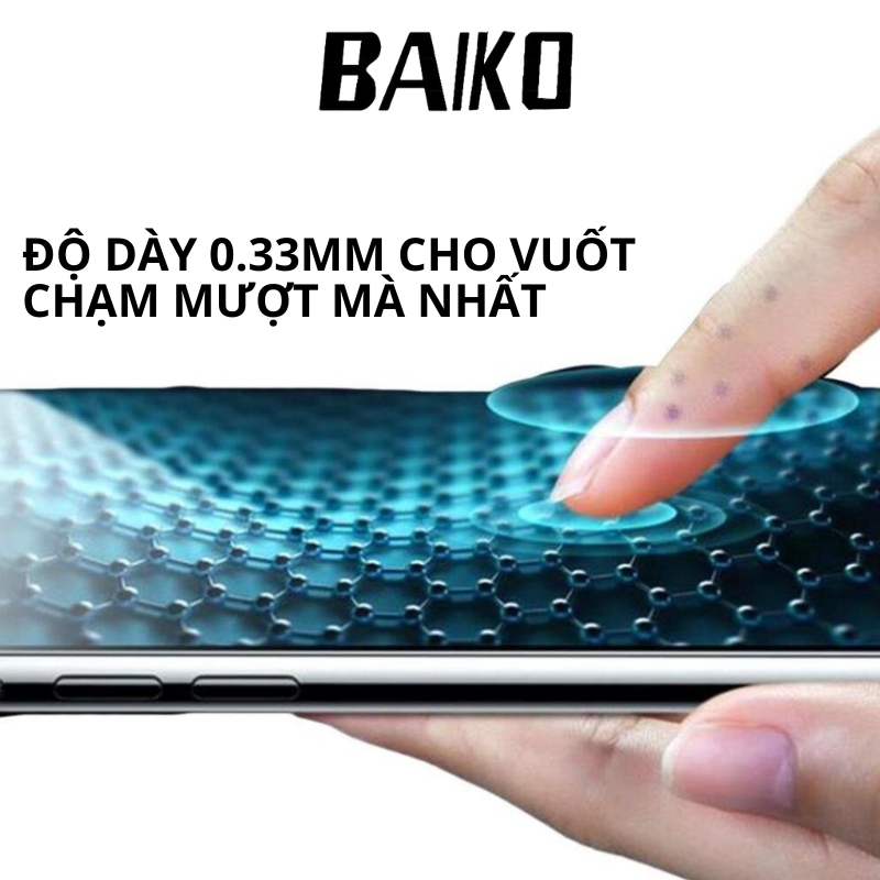 Kính cường lực KINGKONG BAIKO độ cứng 9H siêu mượt siêu bền iphone 17 16 15 14 13 12 11 7 8 Plus Xr X
