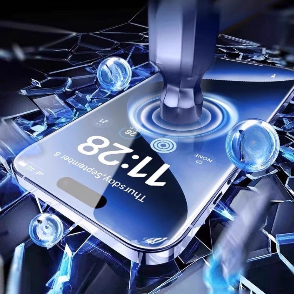[ TỰ DÁN ] Kính cường lực khung tự dán KINGKONG KTD độ cứng 9H cực cao, bảo vệ màn hình iphone 11 12 13 14 15 16 promax