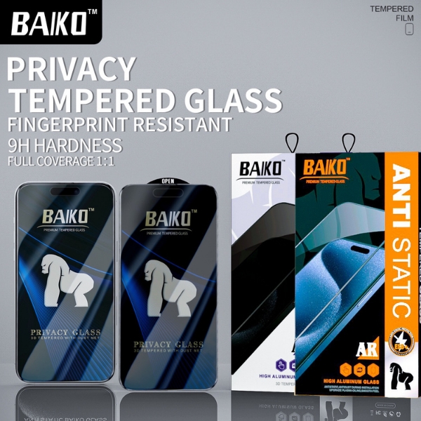 Kính cường lực KINGKONG BAIKO độ cứng 9H siêu mượt siêu bền iphone 17 16 15 14 13 12 11 7 8 Plus Xr X