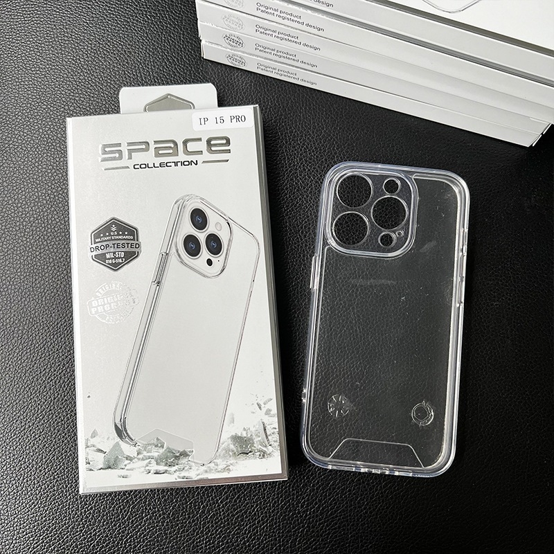 Ốp lưng trong suốt hạn chế ố vàng KOLEAD P83 tích hợp nút bấm kim loại, viền bảo vệ camera cho iphone 11 12 13 14 15 16