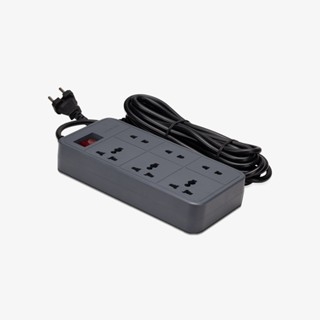 [CHỐNG GIẬT] Ổ nối OC06 Rạng Đông 6 cổng cắm 2m - Tích hợp rơ-le chống quá tải 15A - Lõi nhựa an toàn