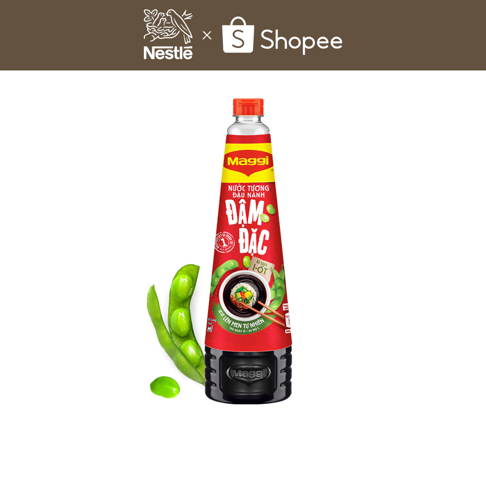 Combo 2 chai nước tương Maggi đậu nành đậm đặc 700ml/chai