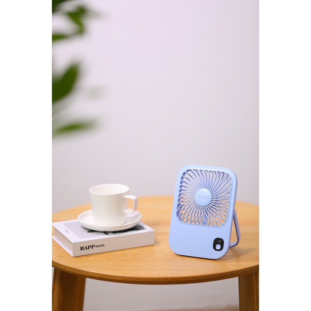 Quạt mini để bàn Yoobao F01P tích hợp pin sạc dung lượng 10000mAh Tuỳ chỉnh 3 cấp độ gió thời gian hoạt động lên tới 32h