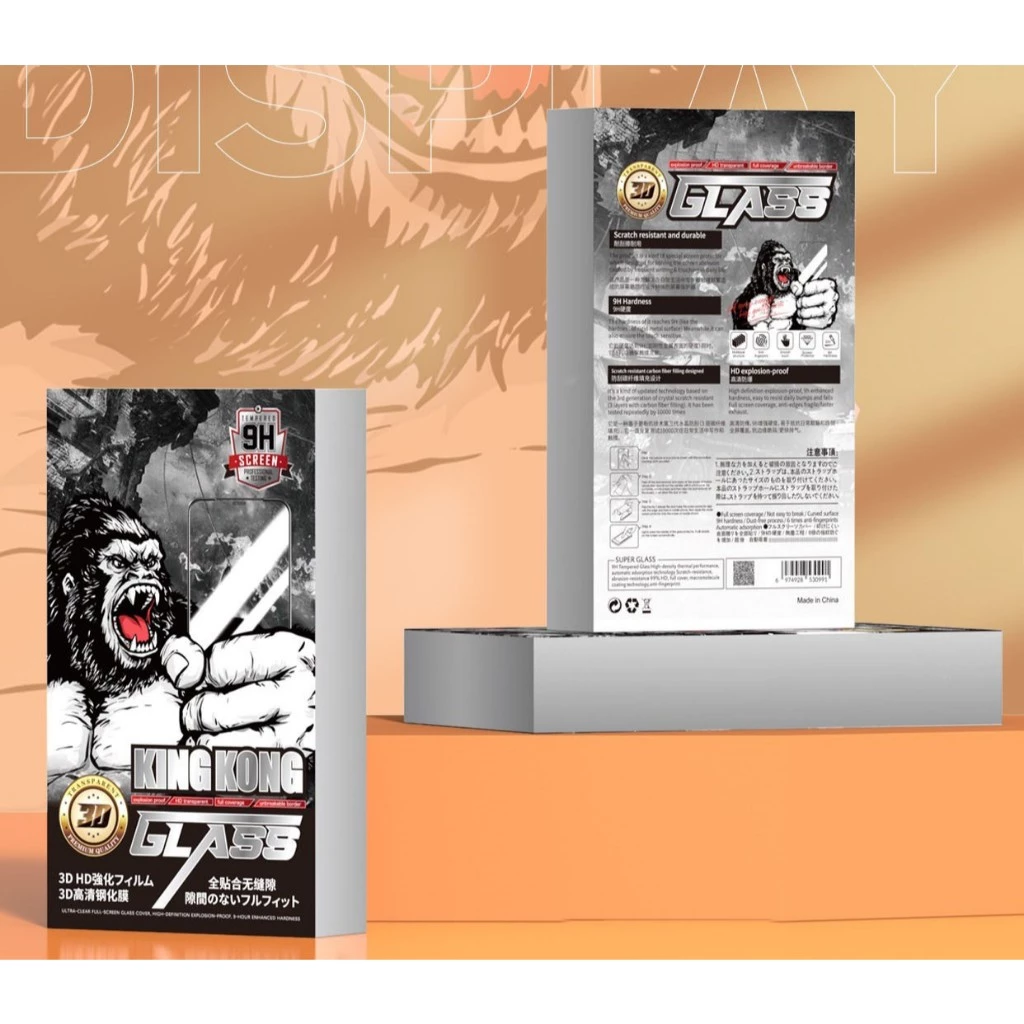 Kính cường lực KINGKONG KK-85 FULL MÀN HÌNH, độ cứng 9H iphone 11 12 13 14 15 16 pro promax x xr xs max.