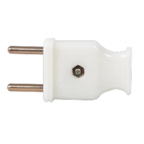 Phích cắm Rạng Đông PL_01 có lớp vỏ chống cháy, sử dụng để nối các thiết bị điện với nguồn điện trong gia đình