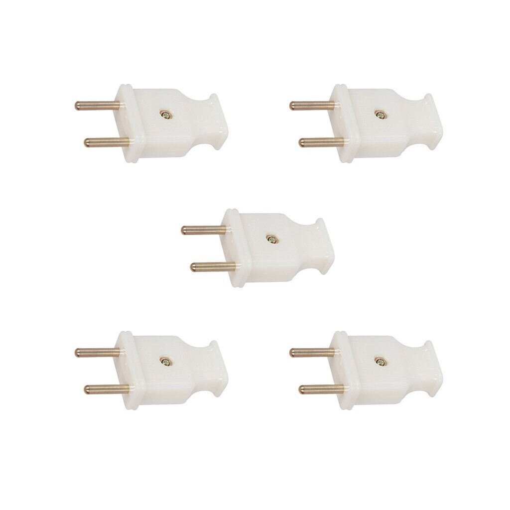 Phích cắm Rạng Đông PL_01 có lớp vỏ chống cháy, sử dụng để nối các thiết bị điện với nguồn điện trong gia đình