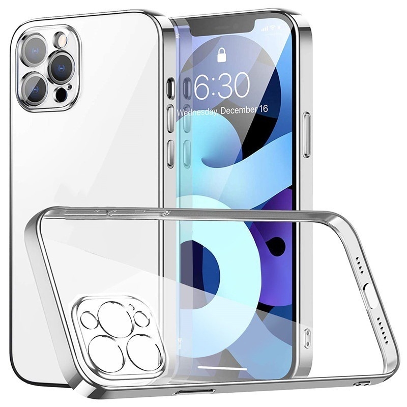 Ốp lưng trong suốt hạn chế ố vàng KOLEAD P83 tích hợp nút bấm kim loại, viền bảo vệ camera cho iphone 11 12 13 14 15 16