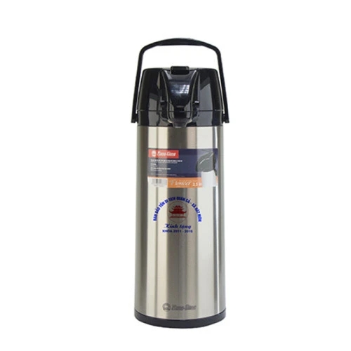 Phích Bơm Nước Inox Rạng Đông 2.5 Lít RD 2545 ST1.E Ruột thủy tinh cao cấp Giữ nóng sau 12h và giữ lạnh sau 24h