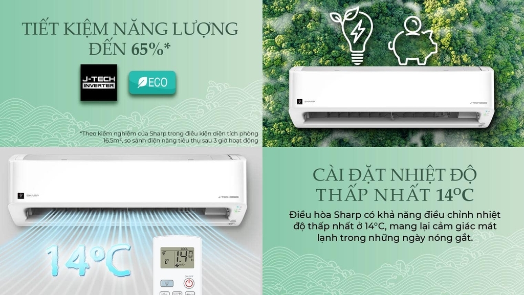 Máy lạnh Sharp Inverter 1 HP AH-XP10CMW (Mode cao cấp 2025 )