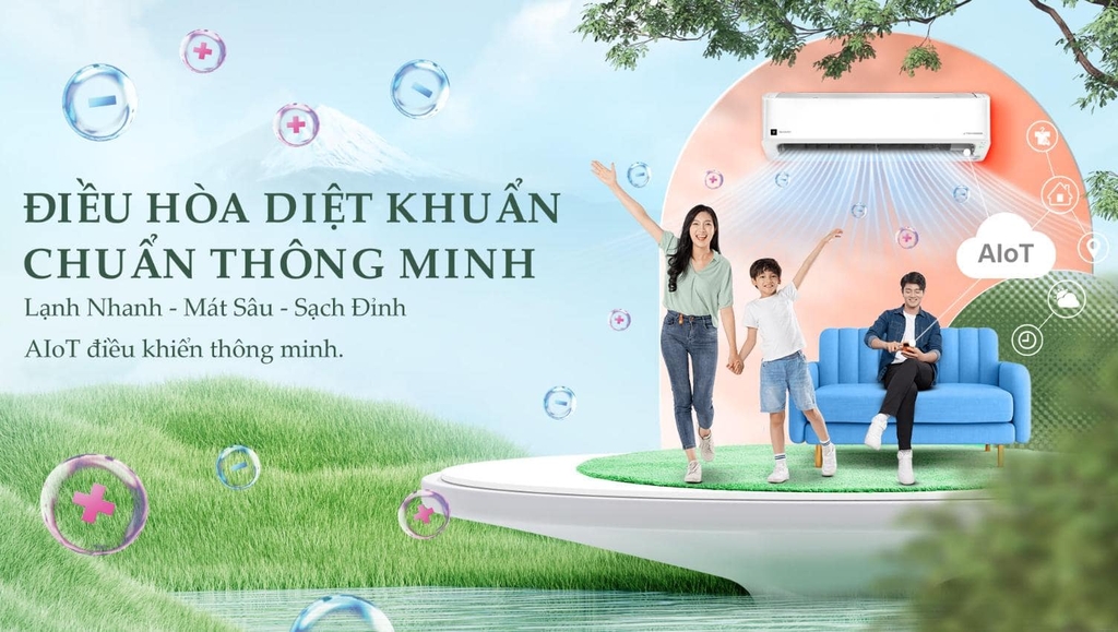 Máy lạnh Sharp Inverter 2 HP AH-XP18CMW ( Mode cao cấp 2025 )