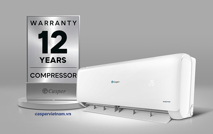 Máy lạnh Casper 1.5 HP Inverter JC-12IU36 (Model 2025)