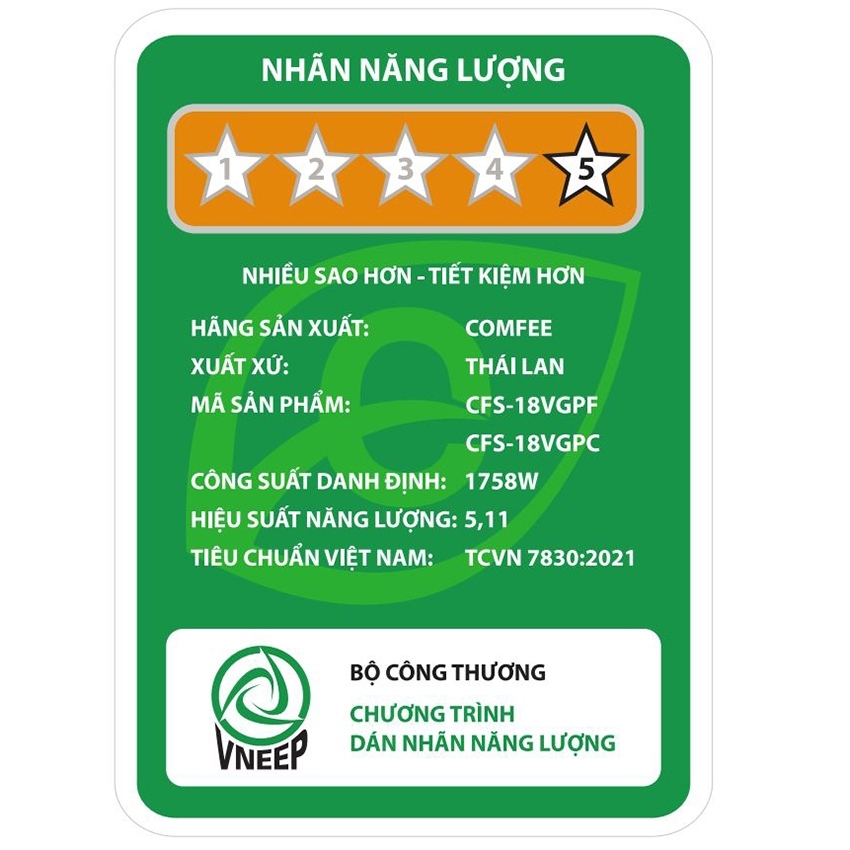 Máy lạnh Comfee 2.0 HP Inverter CFS-18VGPF  Model mới